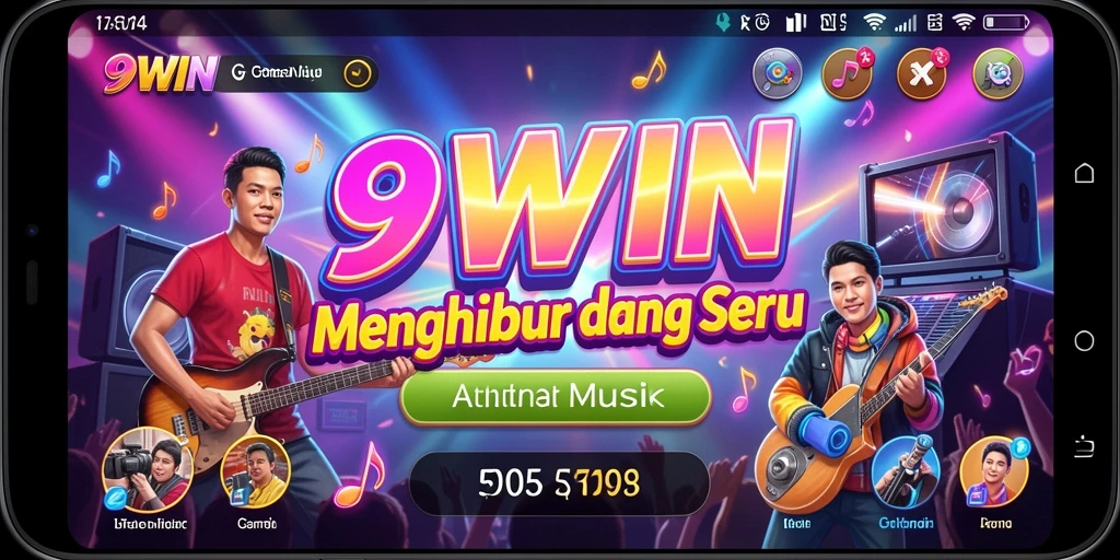 Tampilan gameplay <strong>9WIN</strong> yang penuh warna dan dinamis.