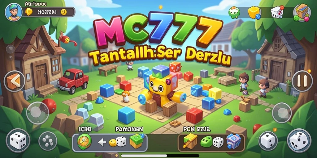 Tampilan gameplay seru dari MC777 menjelajahi dunia Puzzle.