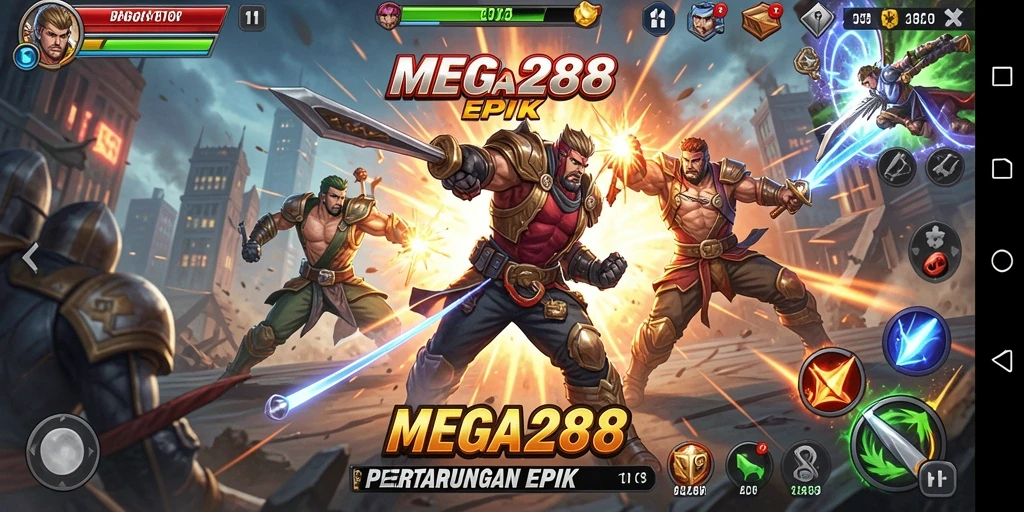 Screenshot MEGA288 menampilkan aksi gameplay menegangkan.