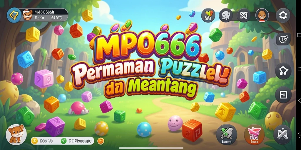 Screenshot MPO666 menampilkan gameplay puzzle yang menantang.