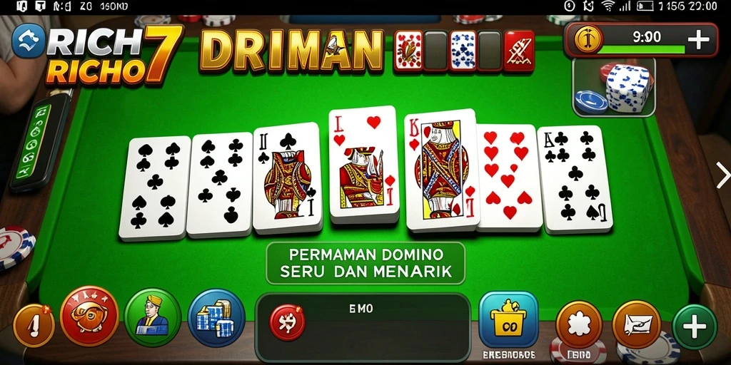 Screenshot menampilkan gameplay seru dalam permainan Domino