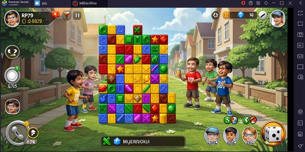 Tampilan screenshot dari gameplay RP79 menunjukkan tantangan puzzle menarik.