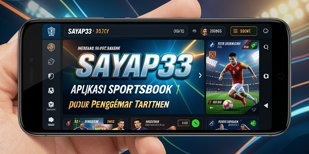 Screenshot utama SAYAP33 menampilkan antarmuka taruhan yang menarik.