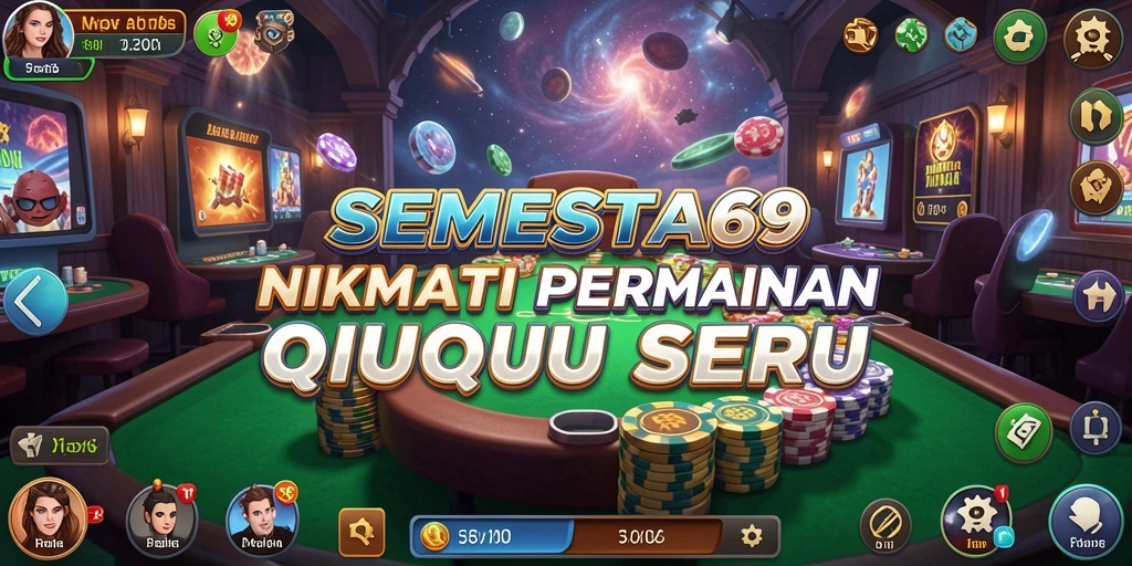 Screenshot gameplay SEMESTA69 yang penuh aksi QiuQiu.