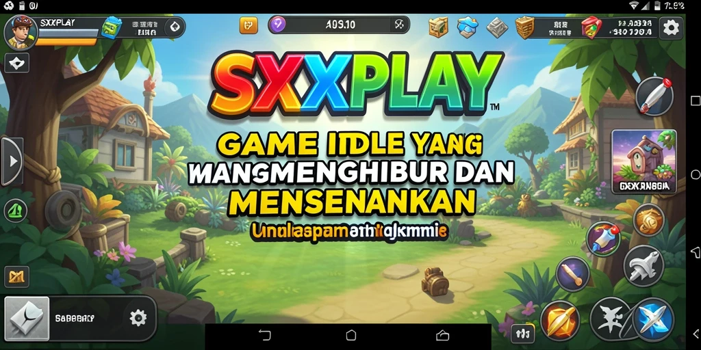 Tangkapan layar gameplay SXXPLAY yang menampilkan aktivitas karakter Idle.